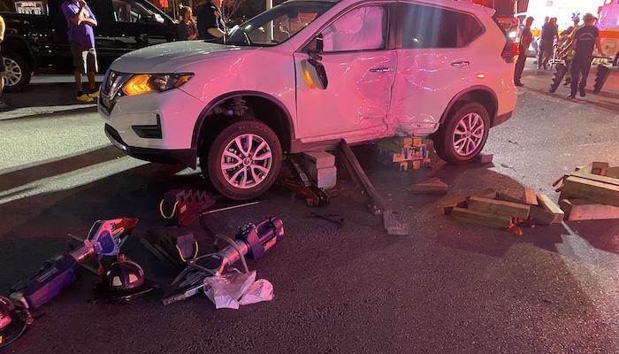 Vehicle crash