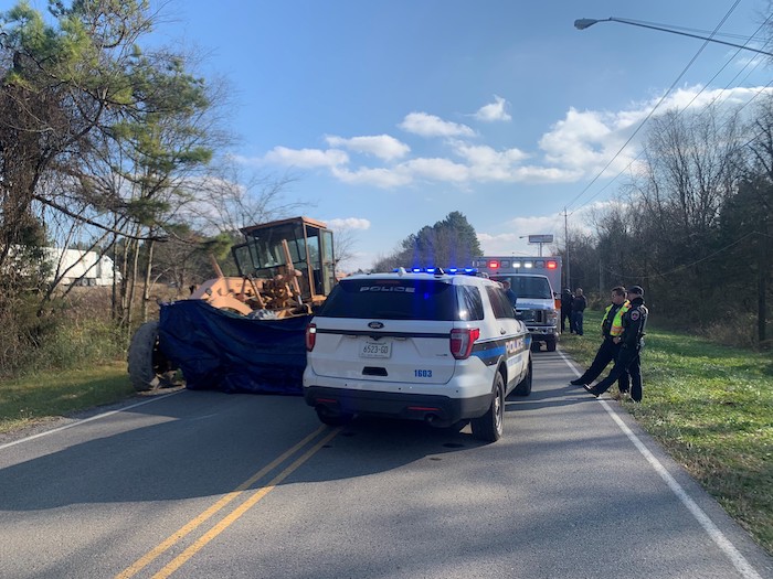 Police investigating fatal crash involving road grader and flagman