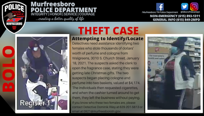 BOLO Riley Walgreens