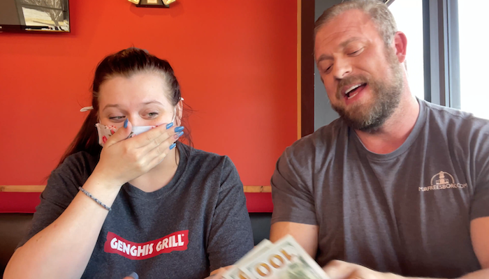 Big tip surprise for Genghis Grill server