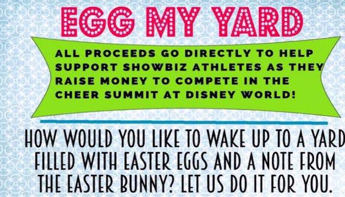 Cheerleaders Egg Your Yard for Good Cause