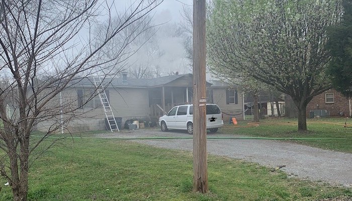 House fire on Longview Drive