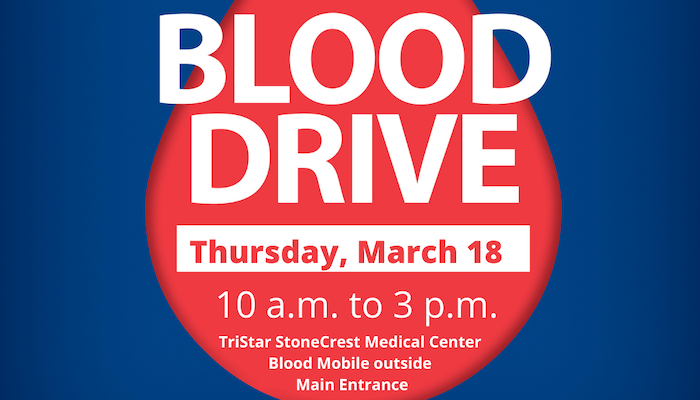 TriStar StoneCrest Medical Center Blood Drive