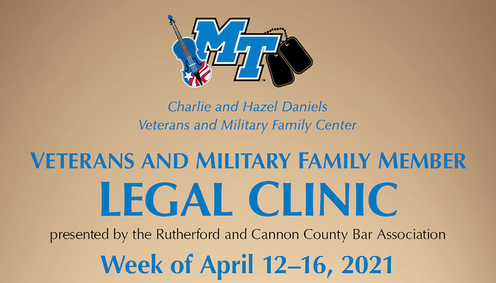 Attorneys provide free legal clinic via Zoom for MTSU student veterans