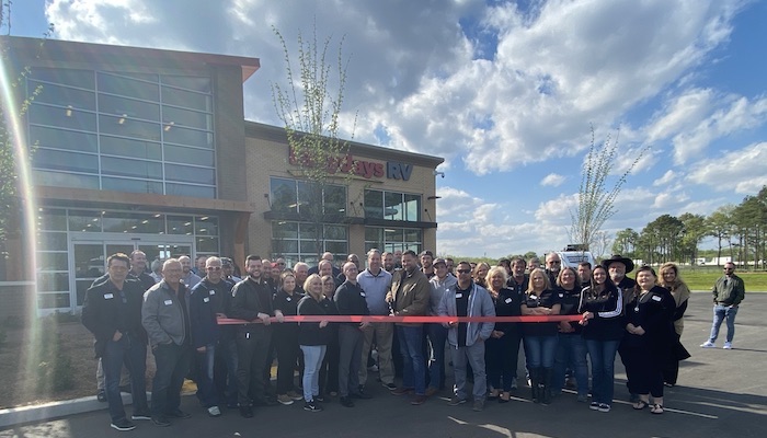 Ribbon Cutting for Lazydays RV