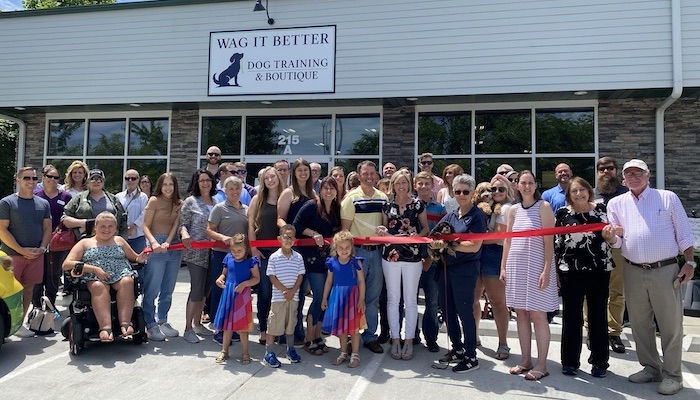 Ribbon Cutting for Wag it Better Dog Training and Boutique