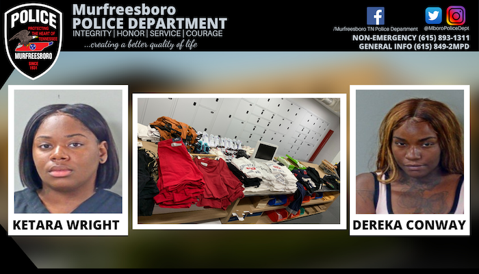 Second woman arrested for stealing thousands of dollars of merchandise from local businesses