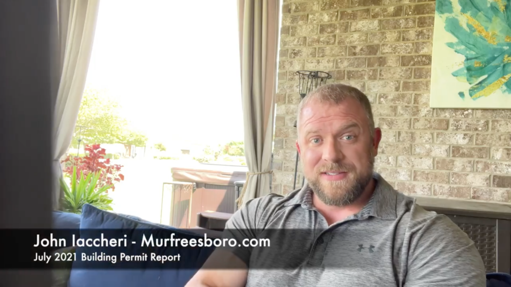 July 2021 Building Permit Report