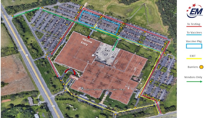 All COVID-19 Operations Moving to State Farm Building