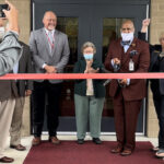 LMS ribbon cutting horizontal