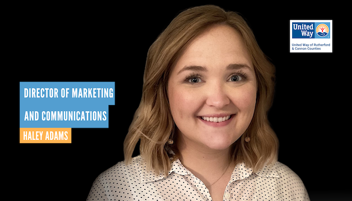 Haley Adams, The United Way of Rutherford and Cannon Counties