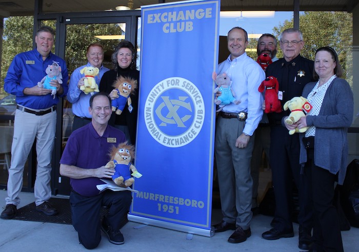 Exchange Club Provides Stuffed Animals to Emergency Agencies