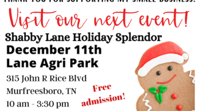 Shabby Lane 9th annual Holiday Splendor