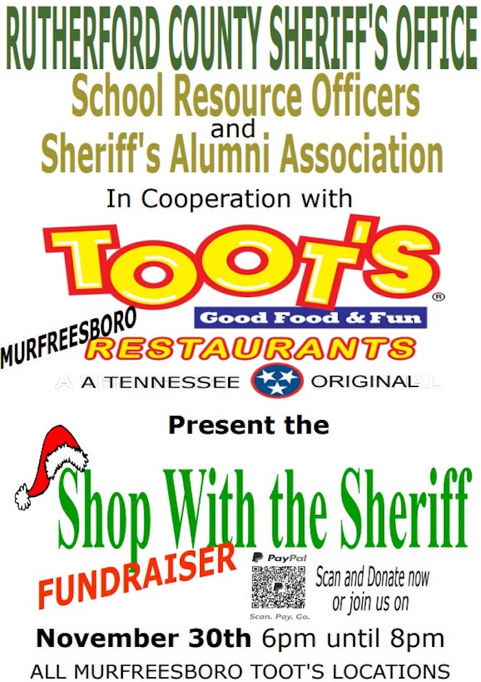 Shop with the Sheriff Poster 2021