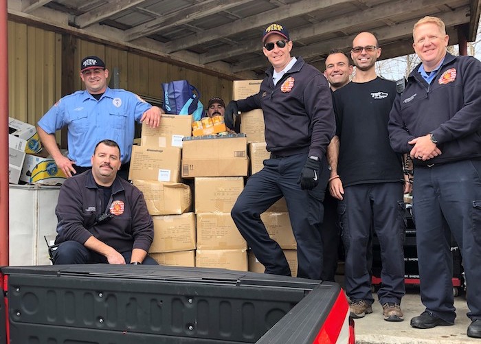 SFD delivering items to Nourish Food Bank