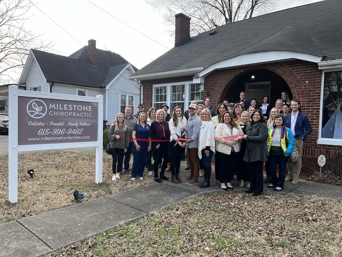 Ribbon Cutting for Milestone Chiropractic
