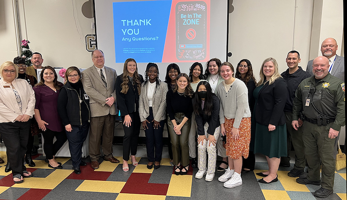 Central students present teen driving safety campaign