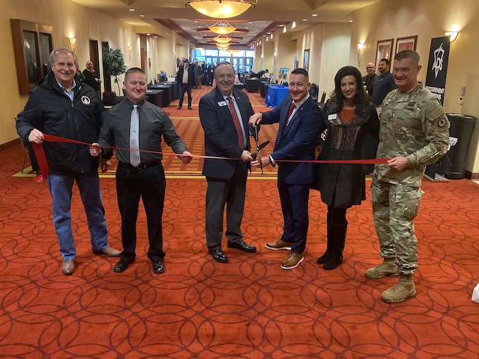 Ribbon Cutting for Opening Ceremony - Annual National Guard Association of Tennessee Conference