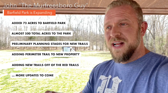 Barfield Park is Expanding