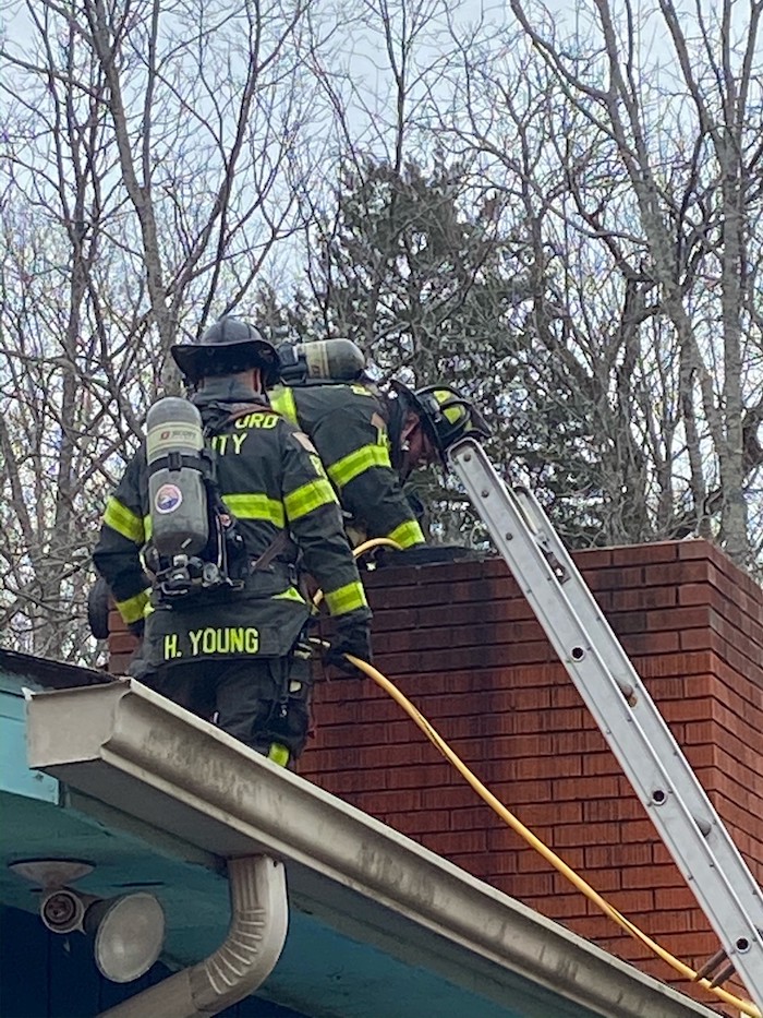 RCFR Responds to Chimney Fire on Shelbyville Highway