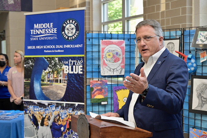 MTSU, Siegel High School celebrate inaugural semester of humanities academy