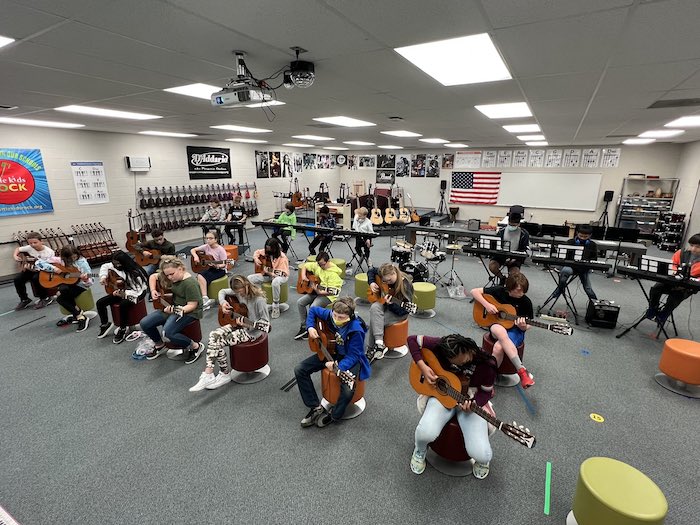 Siegel Elementary Receives Music Class Donation