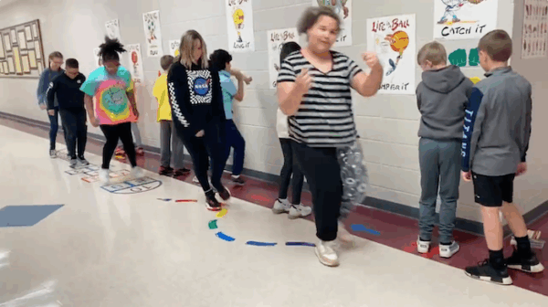 Siegel Elementary Installs Sensory Paths