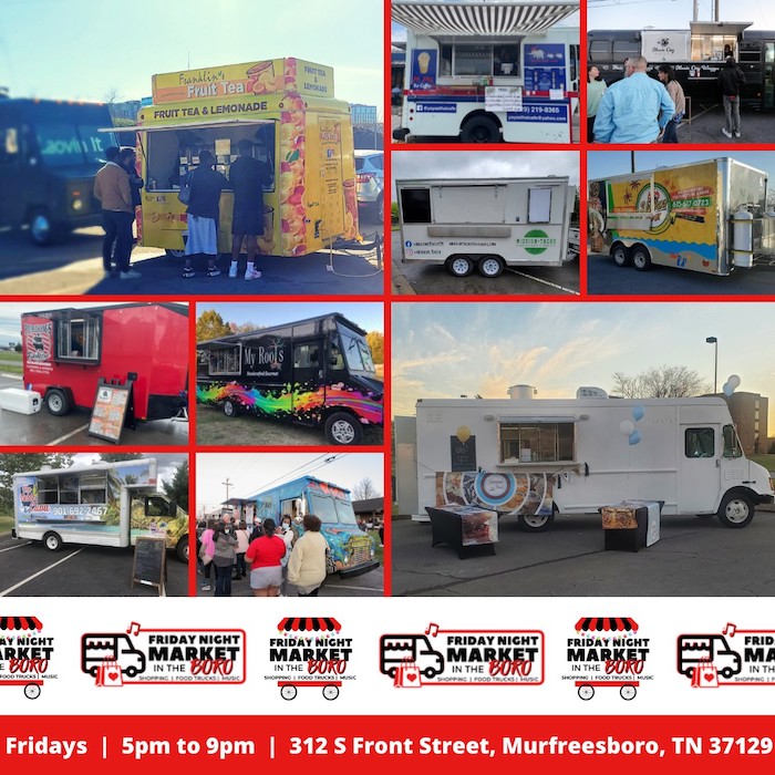 Friday Night Market In The BORO Food Trucks