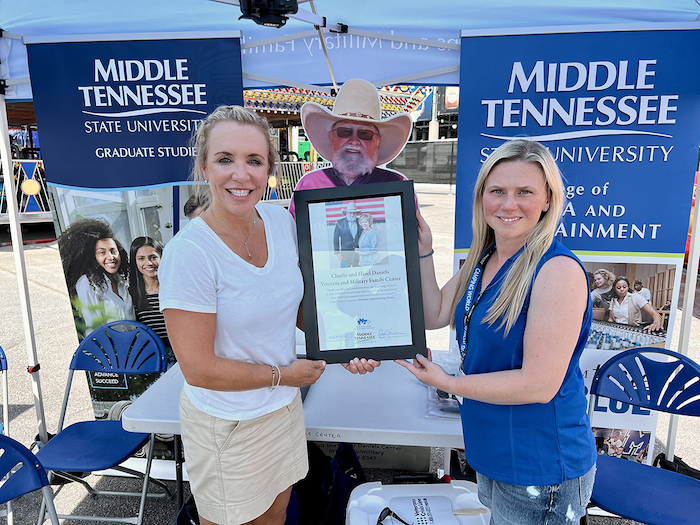 MTSU Daniels Center Helps Veterans Take Driver’s Seat at Rackley 200 Nashville Superspeedway Race