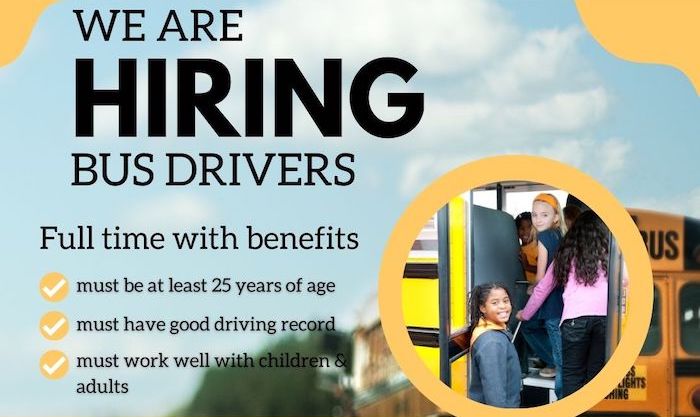 Nashville City Schools Hiring Bus Drivers