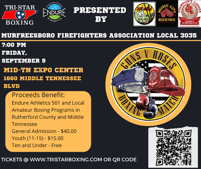 Guns & Hoses Boxing Charity Event