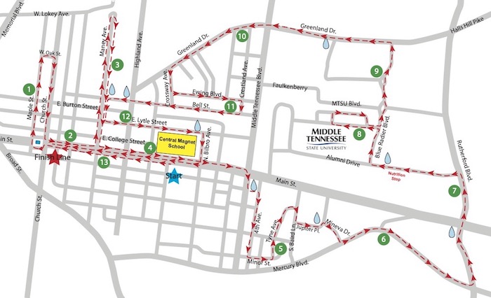 Road Closures For The Middle Half This Saturday