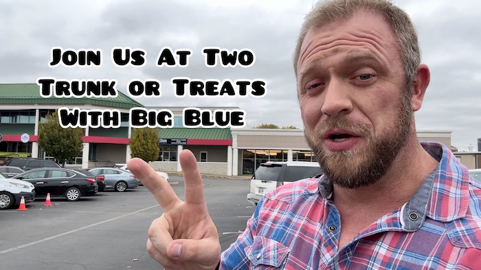 Trunk or Treat with Big Blue Our Monster Truck