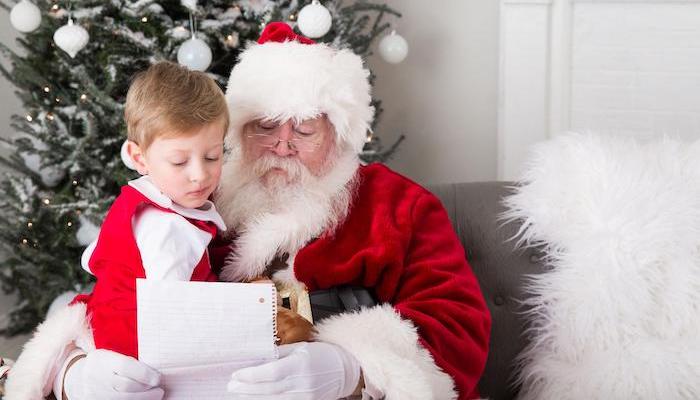 Child with Santa