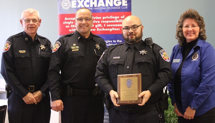 Exchange Club Officer of the Year for the Sheriff's Office