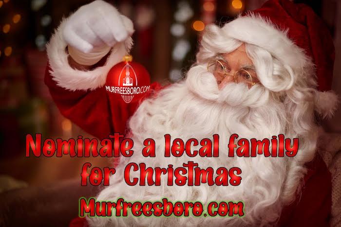 Nominate A Family For Christmas