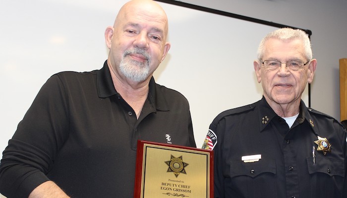 Sheriff’s Deputy Chief Egon Grissom Retires