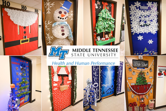 Holiday Door Decor Competition at MTSU