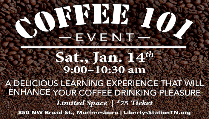 Liberty Station Coffee 101 event