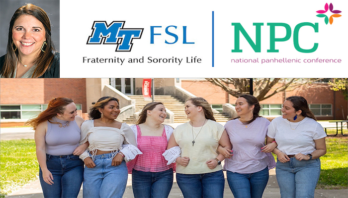 MTSU Recognized Nationally for Excellence in Enhancing Women’s Sorority Experience