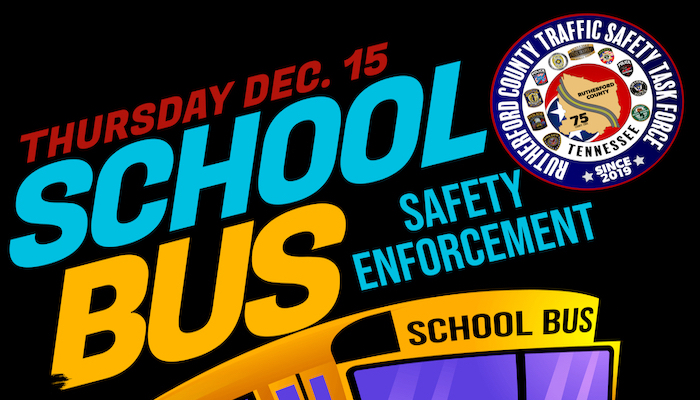 Rutherford County Traffic Safety Task Force School bus Safety Traffic Enforcement