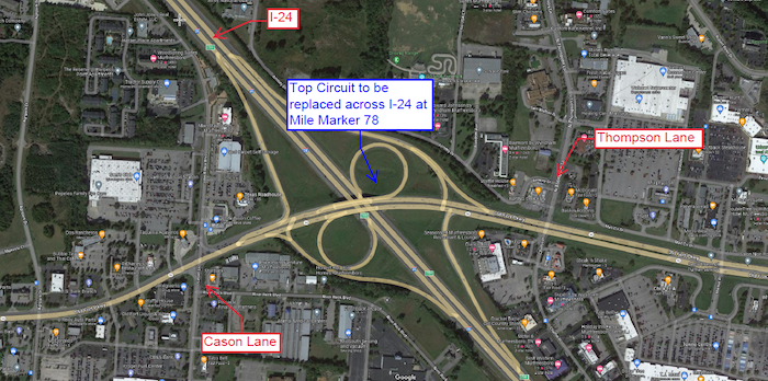 Traffic Advisory for I-24 this Sunday