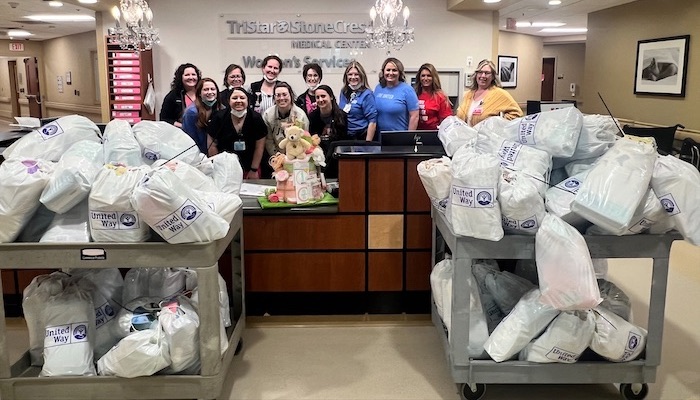 United Way Exceeds its Goal for the Annual Community Baby Shower Sort-a-Thon Event