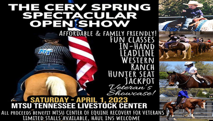 MTSU CERV Horse Show Benefits Recovering Veterans