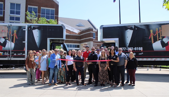 Ribbon Cutting for Black Tie Moving