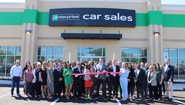 Ribbon Cutting for Enterprise Car Sales