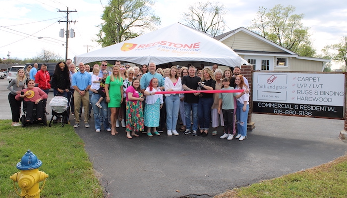 Ribbon Cutting for Faith and Grace Flooring