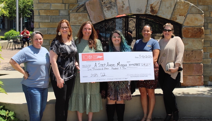 100 Women Who Care Check Presentation