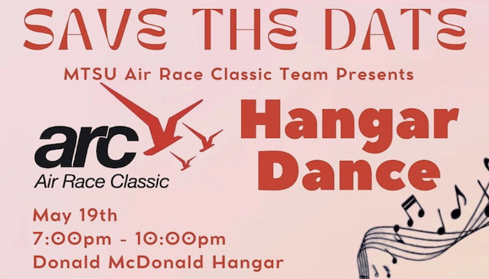 Aerospace ‘Hangar Dance Raises Funds for MTSU Air Race Classic Team