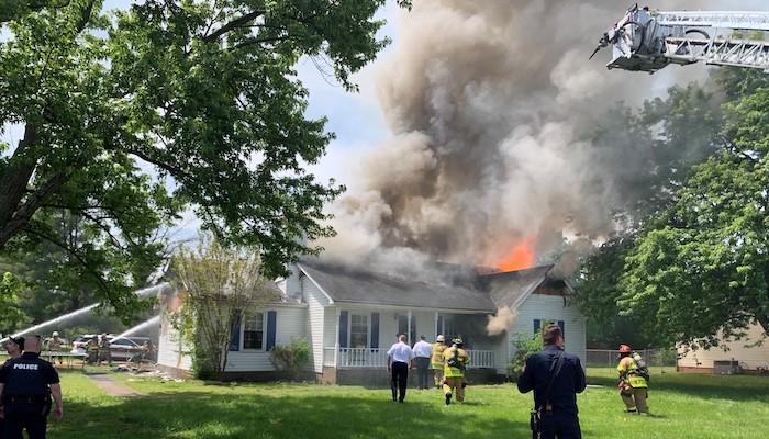 Fire Destroys West Nashville Home; Firefighters Rescue Pets